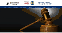 Desktop Screenshot of criminallawyerlouisvilleky.com